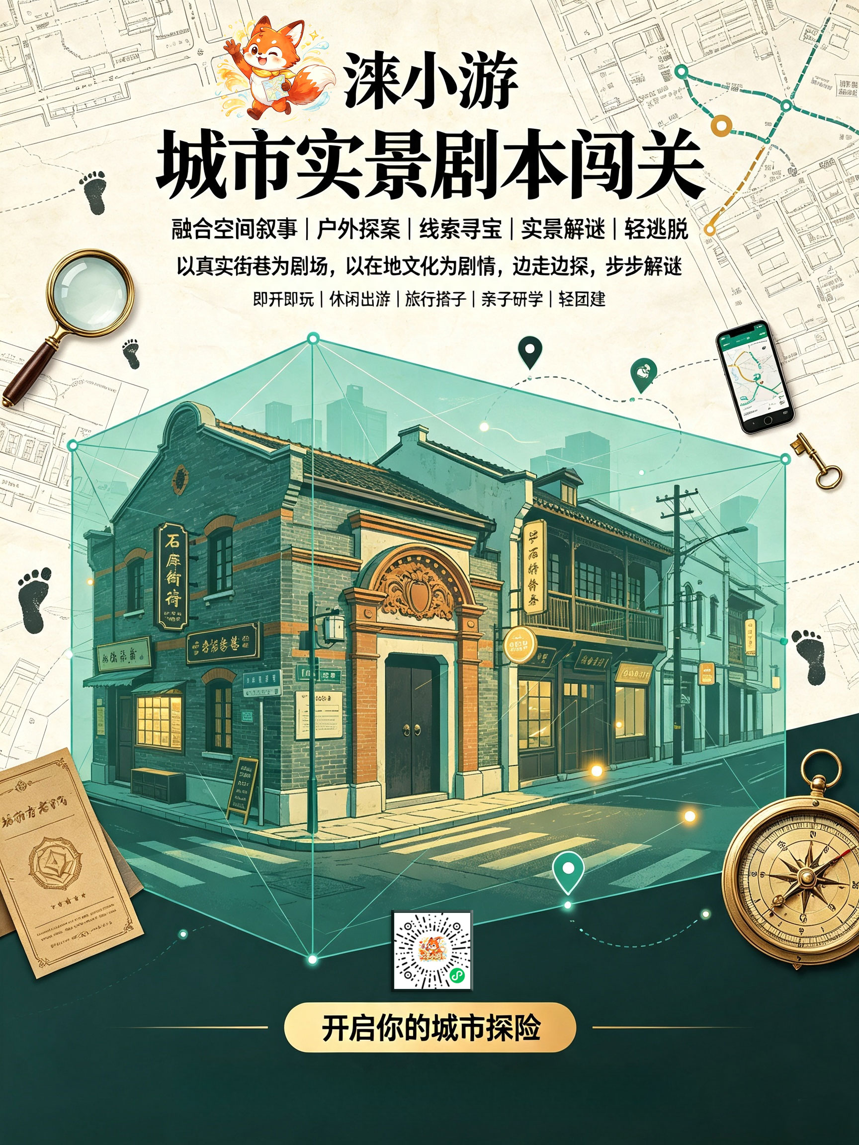 城市探险-数字研学-商场寻宝